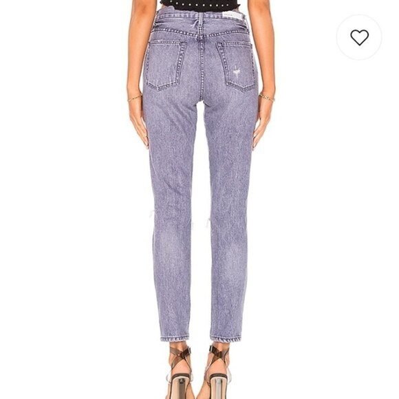 GRLFRND KAROLINA You Got The Look Distressed High Rise Button Fly Jeans Sz 23 - Picture 4 of 16